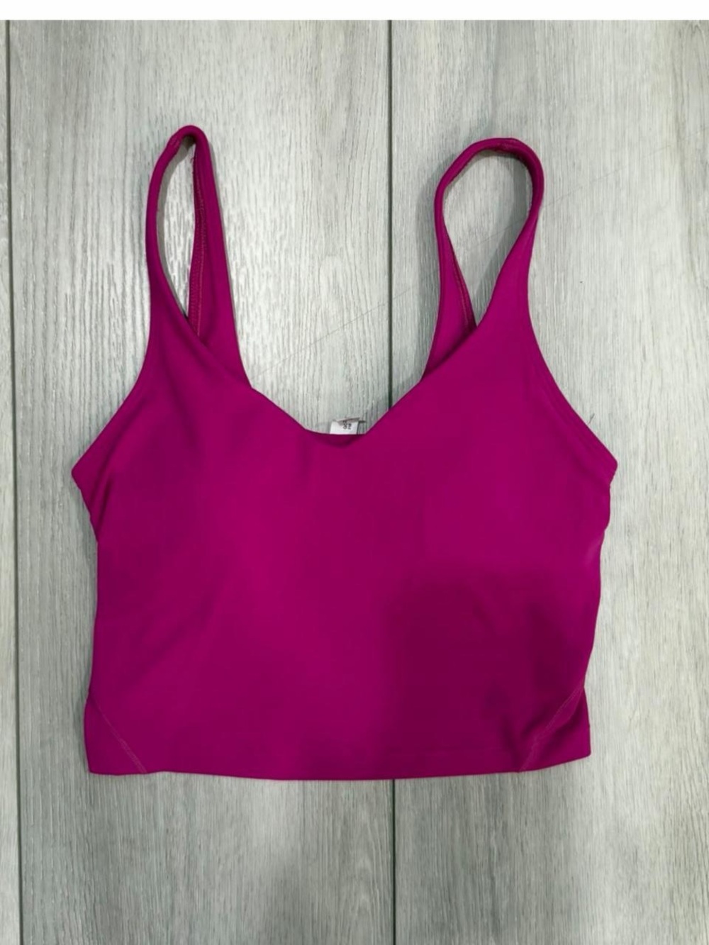 lululemon athletica Tank Top with Built-in Bra in Magenta. Light Support A-C Cup